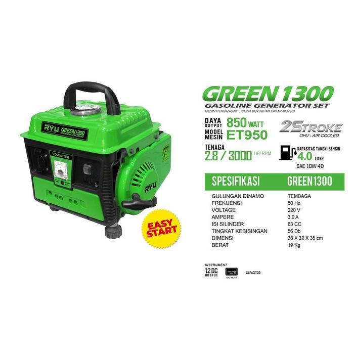 GENSET/GENERATOR SET GREEN1300 - RYU