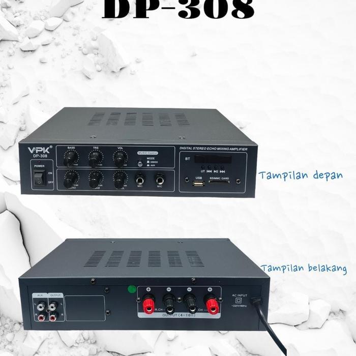power amplifier vpk usb bluetooth 350+350 watt