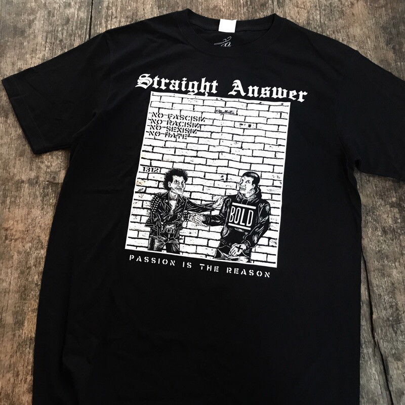 (COD) STRAIGHT ANSWER BRECKS TSHIRT BLACK