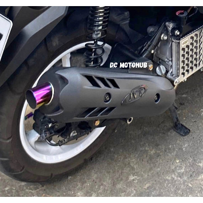 V2 JVT Pipe V3 Adjustable Titanium Tip with Heatguard (100% Original) Mio Sporty/Soulty/Mio i 125/So