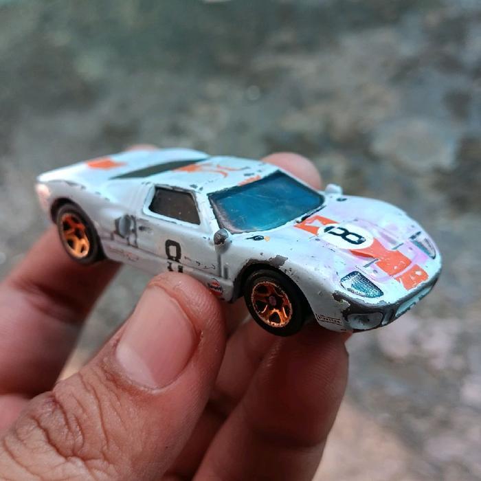 diecast bahan custom hotwheels ford gt 40 gulf hotwheels loose diecast loose