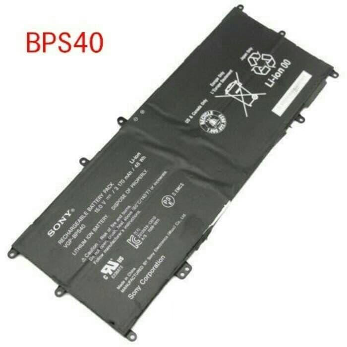 Baterai Original Sony Vaio Flip SVF15A SVF14N VGP-BPS40 BPS40