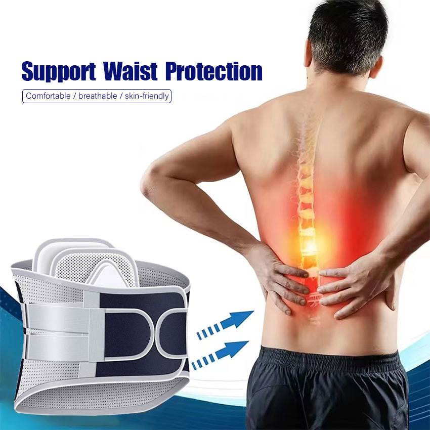 Korset Penyangga Pinggang Pria Wanita 3 Ukuran – Tali Elastis Disesuaikan, Cocok Mendaki Gunung dan 