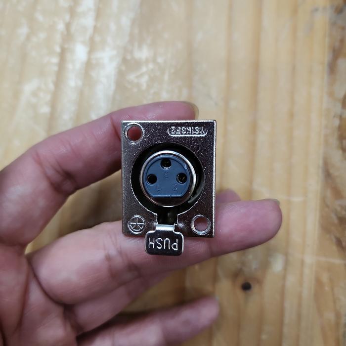 SOKET CANON XLR FEMALE CHASIS