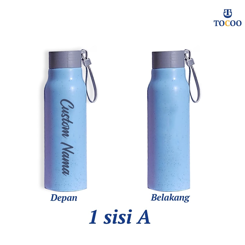 Tumbler Polos Botol Kaca Go Green