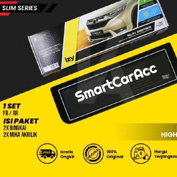 Tempat Tatakan Rumah Plat Nomor Mobil IZY DCS Mika Acrilic Slim - DCS