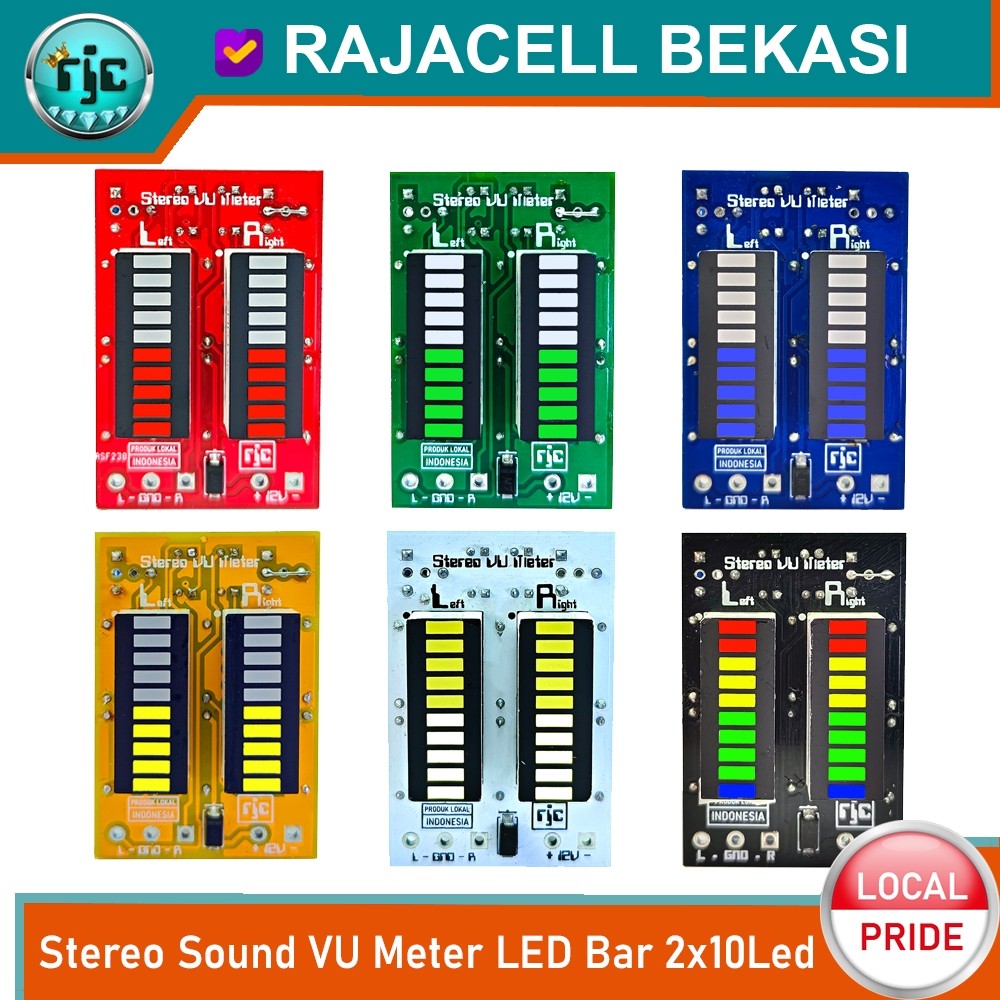 Digital VU meter Audio Level Meter Model Led Bar Stereo Sound Analizer