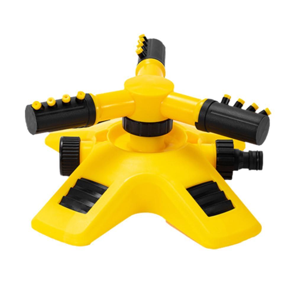 360° Automatic Rotating Sprinkler Threeway Garden Nursery Irrigation Sprinkler Waterer For Yard Lawn