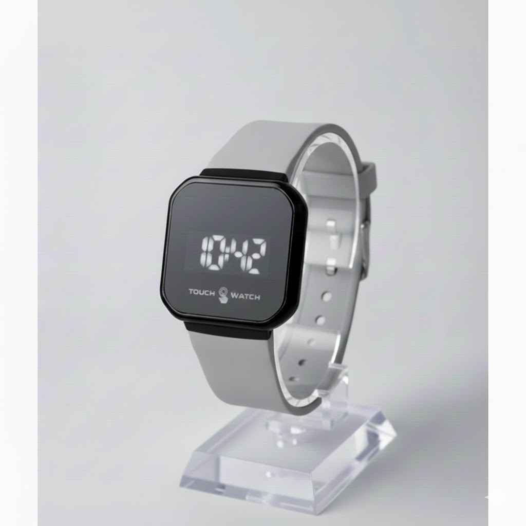 Jam Tangan Anak Laki Laki Rubber Touchscreen Anti Air