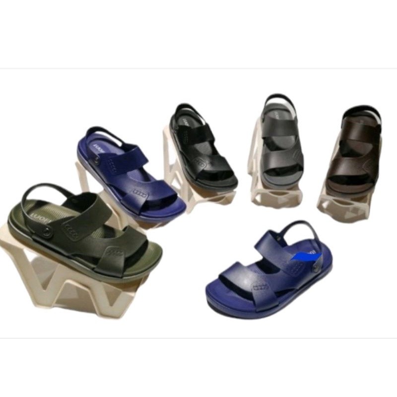 LUOFU E 6215 TL-B SANDAL SEPATU PRIA