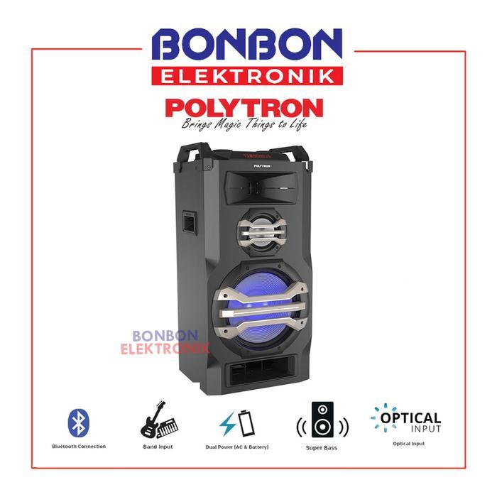 PROMO GASPOLL Polytron Portable Speaker Bluetooth PTS 12K15 / PTS12K15
