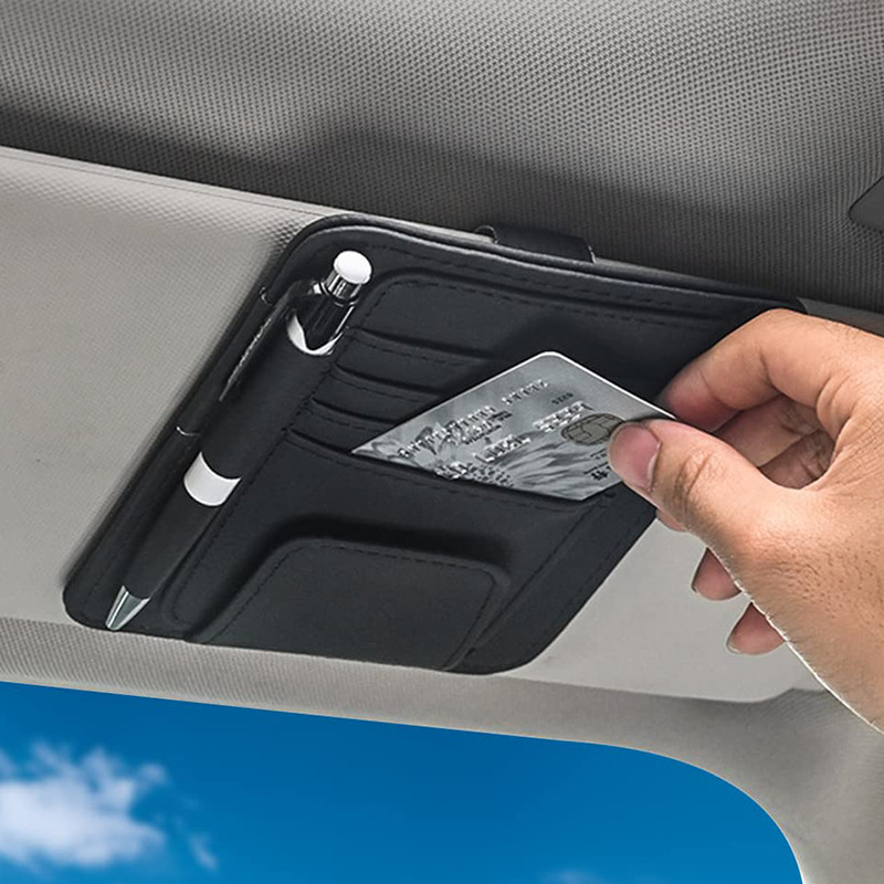 Tempat Kartu Tol Mobil / Sunvisor Card Organizer / Tempat Penyimpanan Kartu Mobil