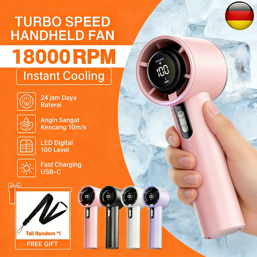 (COD) 30000mah 2026 kipas angin portable kipas angin mini kipas angin berdiri