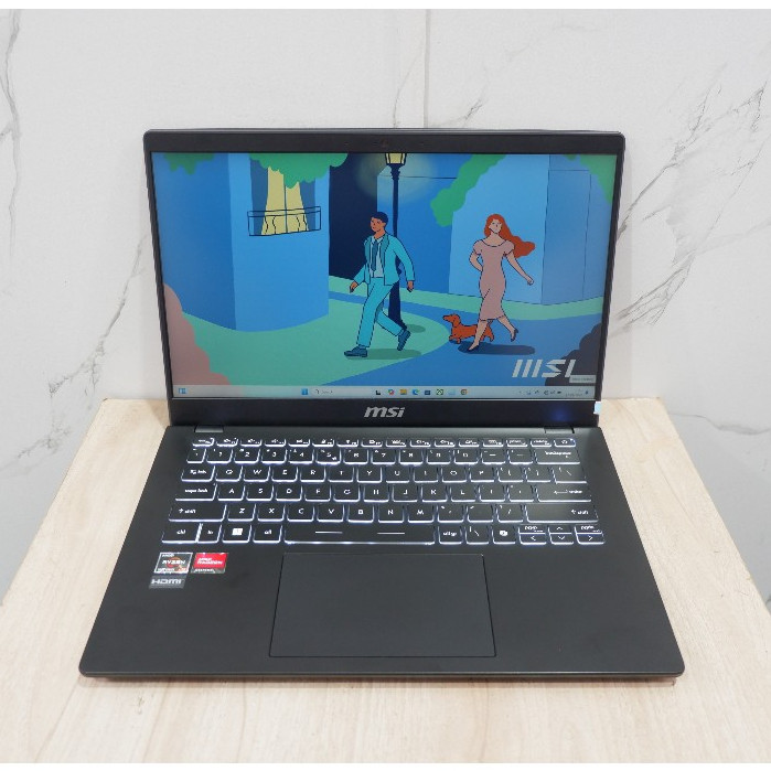 Laptop MSI Modern 14 C7M AMD Ryzen 5 7530U Ram 8Gb Ssd 512Gb