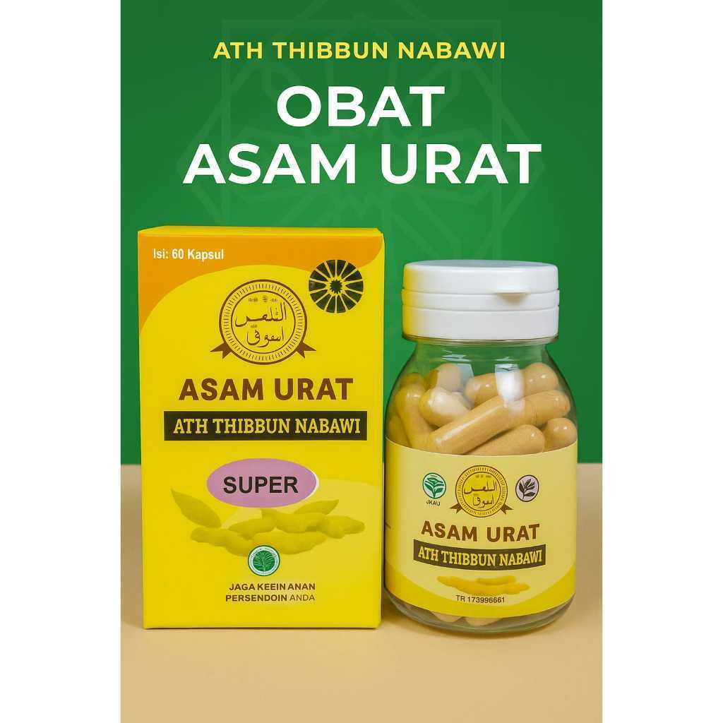 Obat Asam Urat Herbal Paling Ampuh Ath Thibbun Nabawi ASLI ORIGINAL IMPORT Super Ampuh Mengobati Asa