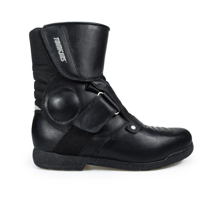 TOMKINS Polo Easy Boot - Hitam Sepatu Motor - 40