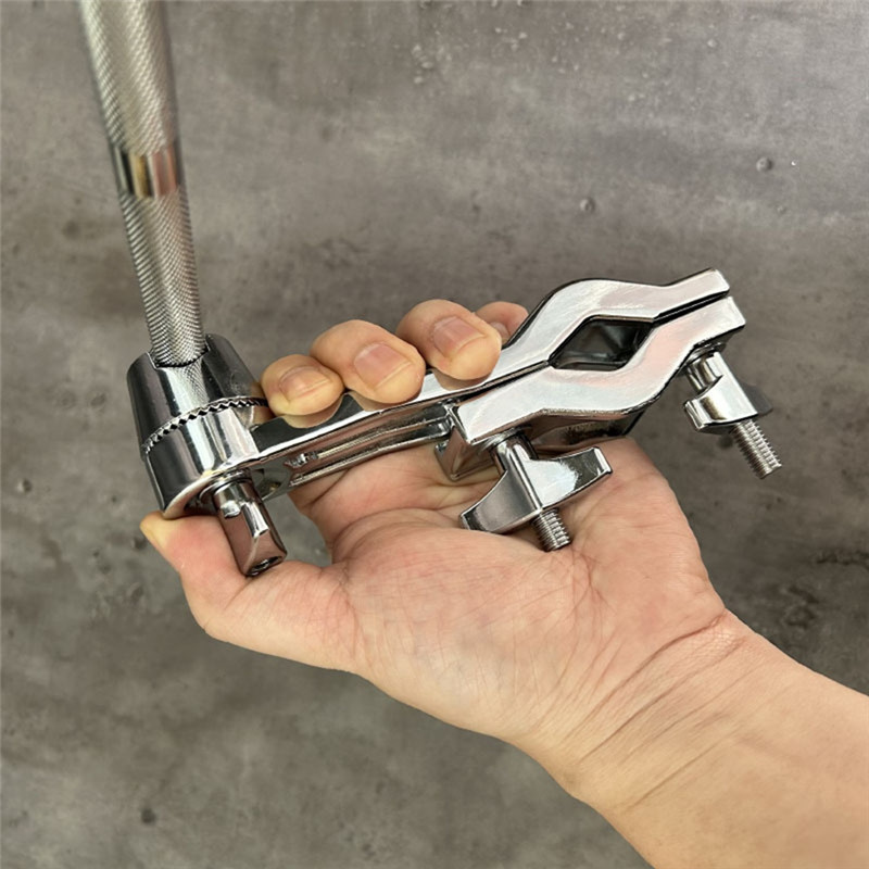SuperiorDrum Rack Clamp Mounting Bracket Metal Knob Universal Multi Clamp Drum Extension Stand Clamp
