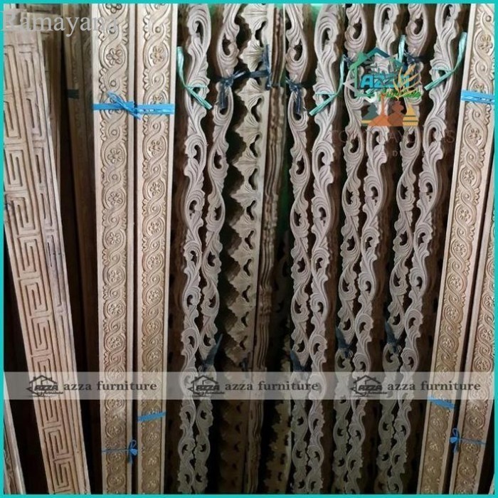 JUAL MOTIF UKIRAN TEMPEL LIS KAYU JATI UKIR murah