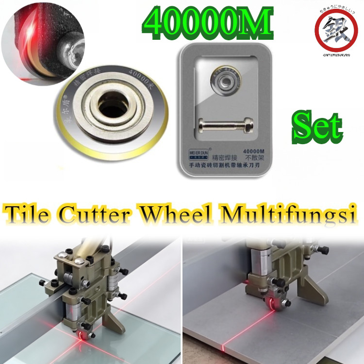 Original 4000M Tile Cutter Wheel Multifungsi/ Blade Bearing Roller Sparepart/ Mata Pisau Potong Kera
