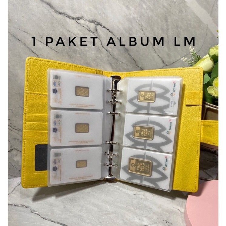 TERLARIS Album Logam Mulia Dompet Emas Binder Tempat Penyimpanan LM Sinking Funds