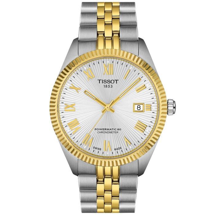 Tissot Ballade 39mm Powermatic 80 Silver Gold Dial Jam Tangan Pria T156.408.22.033.00