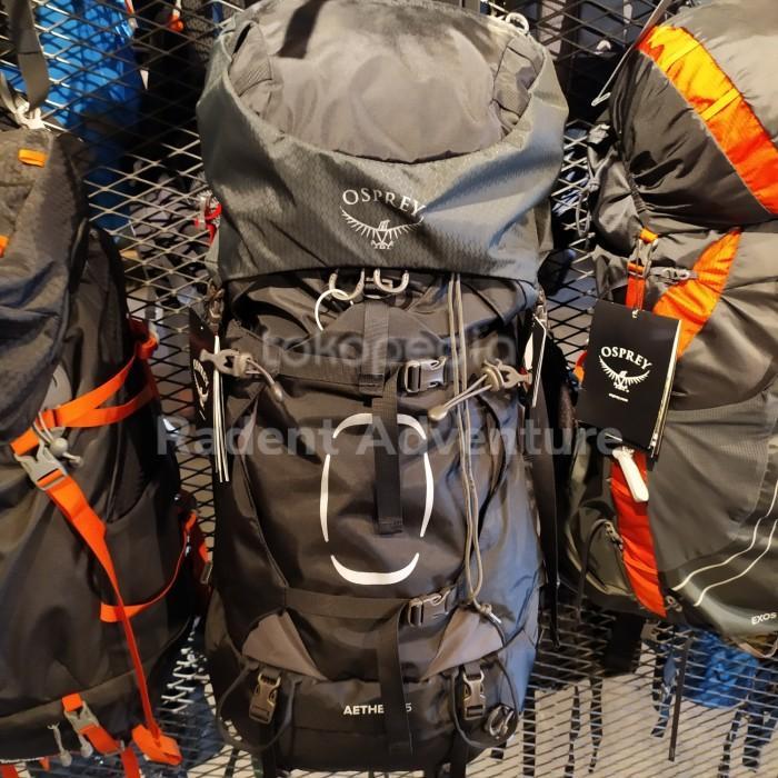 Tas Osprey AETHER 65 S21 BACKPACK Bag Black Hitam 94000 1095 Original
