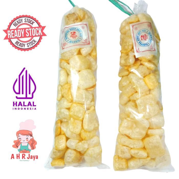 PROMO  KERUPUK KULIT 250 GR / MURAH ENAK HALAL / KRUPUK JANGEK / RAMBAK /DOROKDOK KERUPUK KULIT SAPI