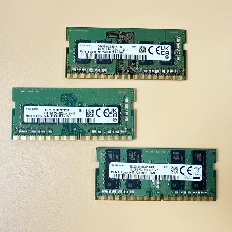 SAMSUNG DDR4 RAM 3200mhz 4GB 8GB 16GB 12V 260Pin SOMM Laptop Memory Module