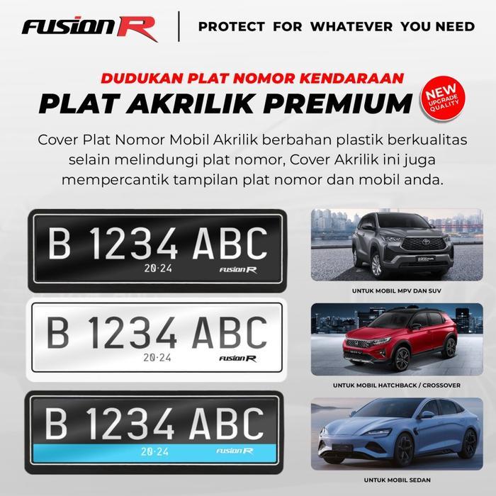 DUDUKAN PLAT MOBIL / TEMPAT PLAT AKRILIK / TATAKAN PLAT AKRILIK MIKA