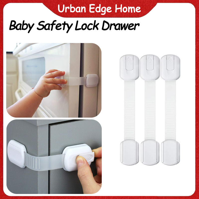 Pengaman Laci Lemari Anak / Kulkas Safety Lock Baby / Kulkas Baby Safety Lock Awet Tahan Lama