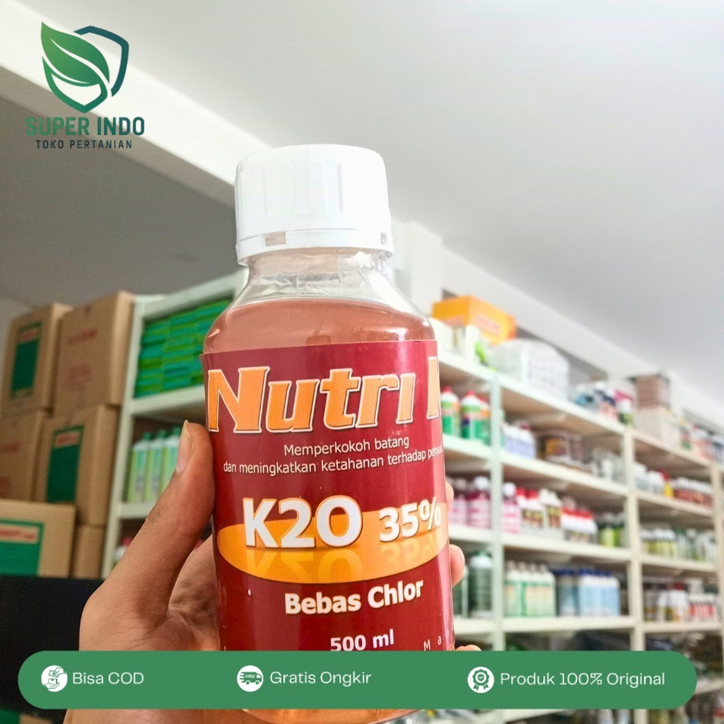 Nutri K Pupuk Cair 500ml K2O 35 Persen Bebas Chlor
