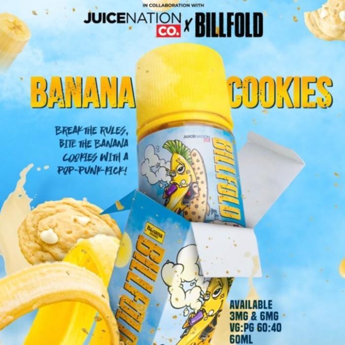 Billfold Banana Cookies 60mL by Juicenation x BILLFOLD - Liquid Bill Fold JNC