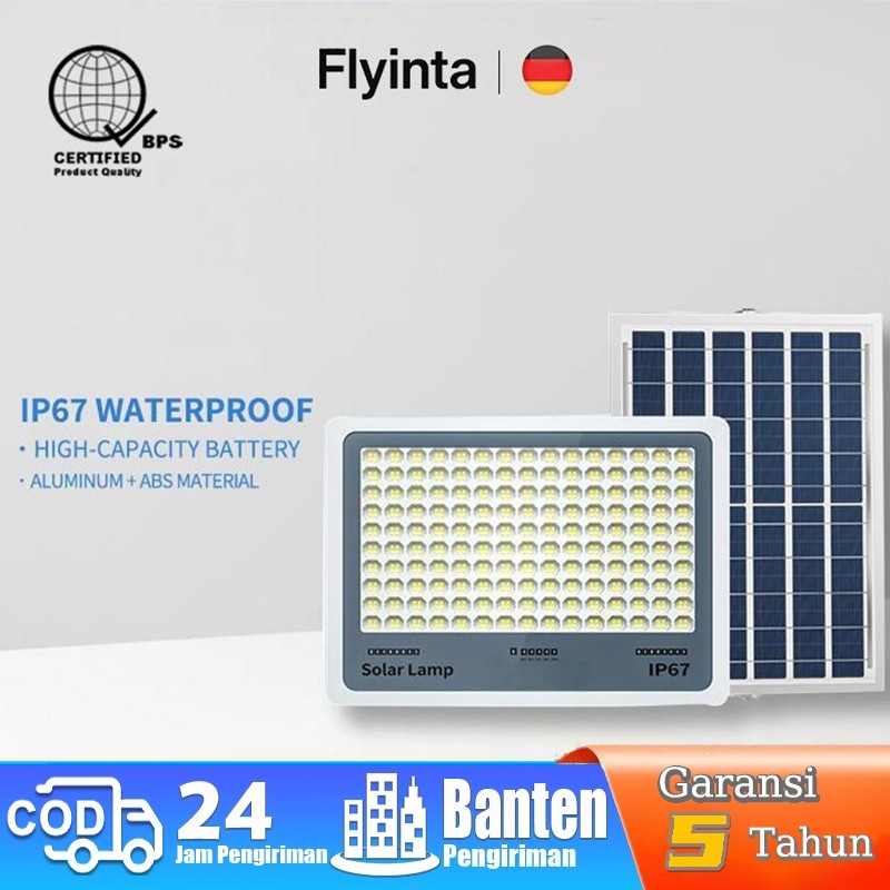 Flyinta Lampu Solar Tenaga Surya Lampu Jalan Lampu Tenaga Surya Outdoor Lampu