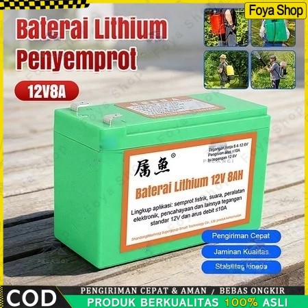 Aki Baterai Litium Lithium Sinleader 8ah 10ah 12ah 14ah 16ah Sprayer Elektrik