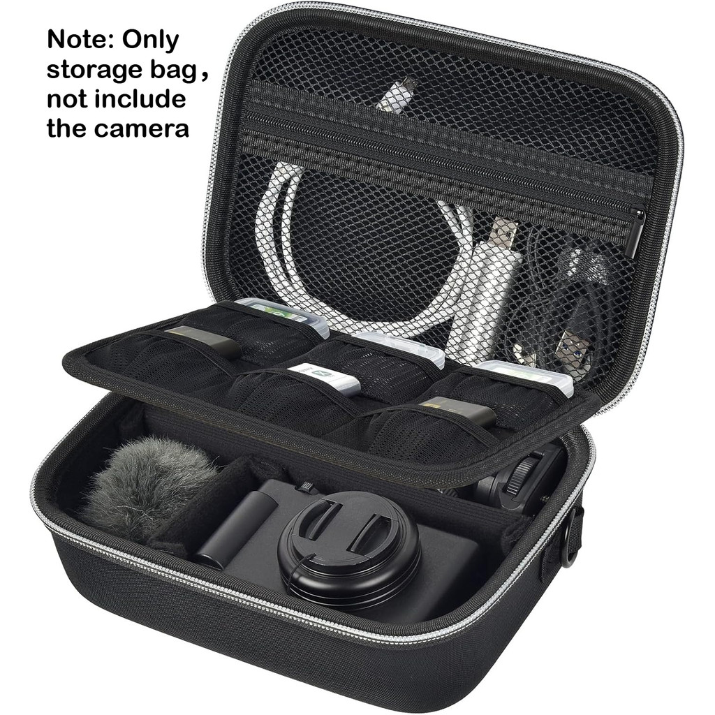 Kotak Kamera Digital untuk Kamera Sony ZV-1/ ZV-1F/ ZV-1 II untuk Kreator Konten, Tas Penyimpanan de