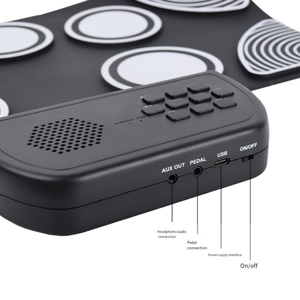 Electronic Drum Set with Drum Sticks Electric Drum Pad Electric Drum Set Birthday Surprise for Kids