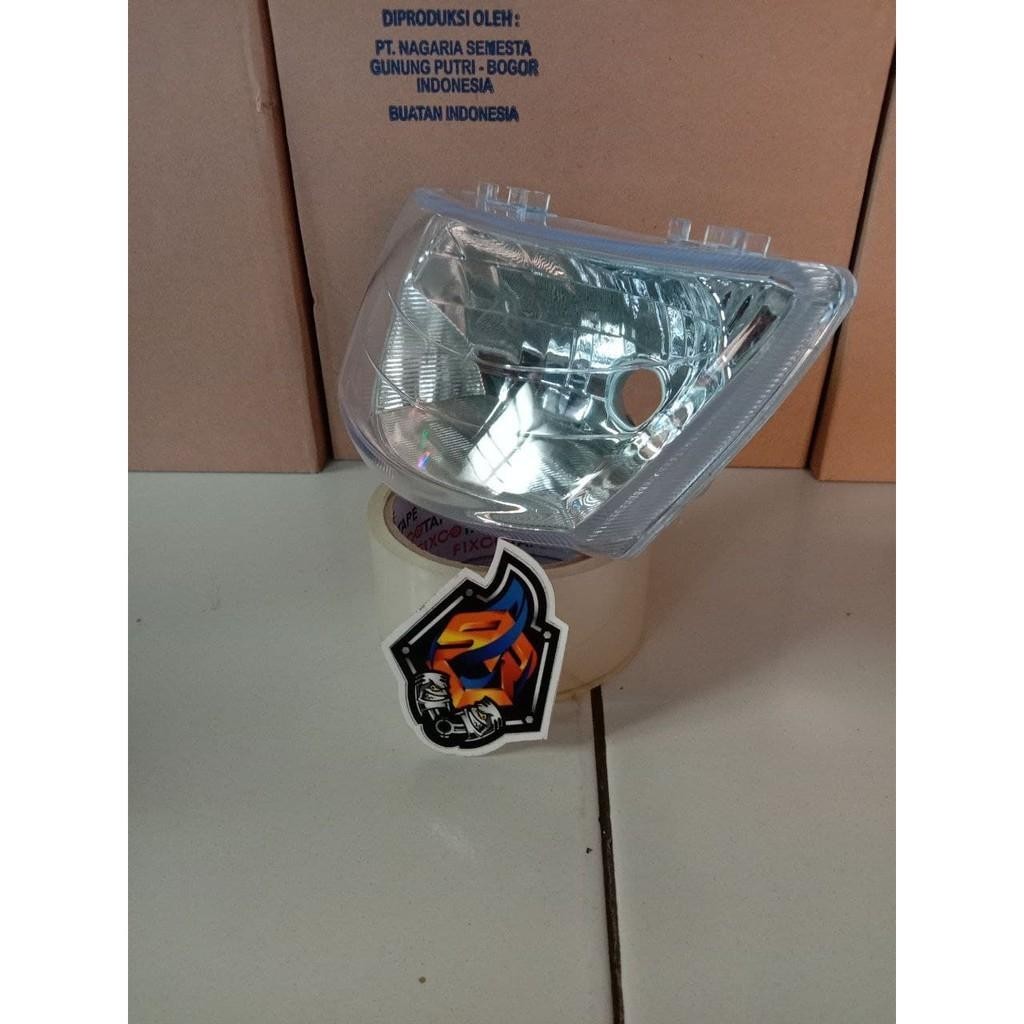 Reflektor lampu depan vega r lama dan fiz r f1 fizR merk Narita mirip ori