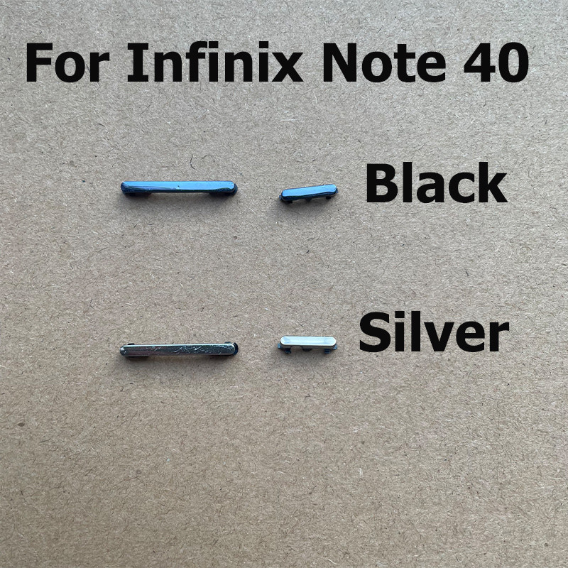 Tombol Samping Volume Daya Infinix Note 40, Tombol Saklar On Off, Suku Cadang Pengganti Perbaikan X6
