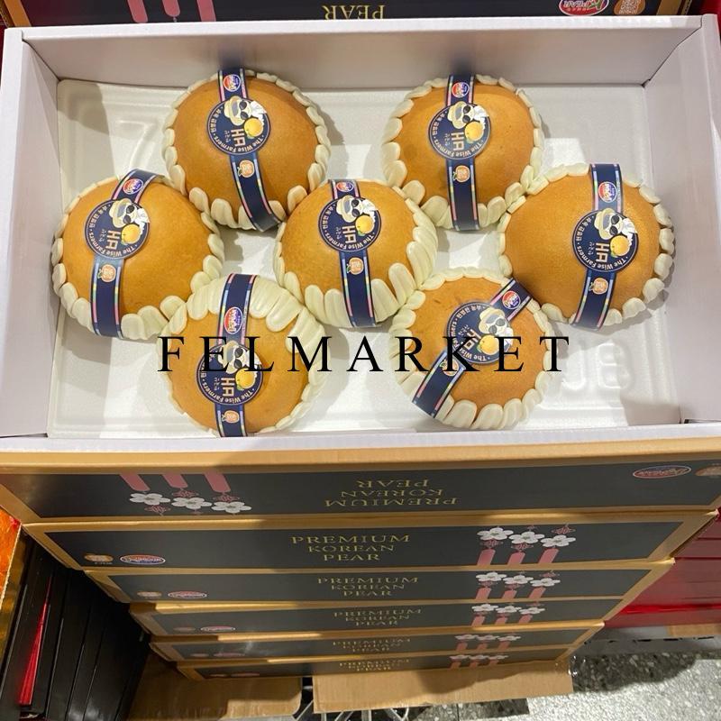 Buah Pear Korea Premium  / Pear Singo Korea Gift Box / Hampers Buah Imlek / Dus