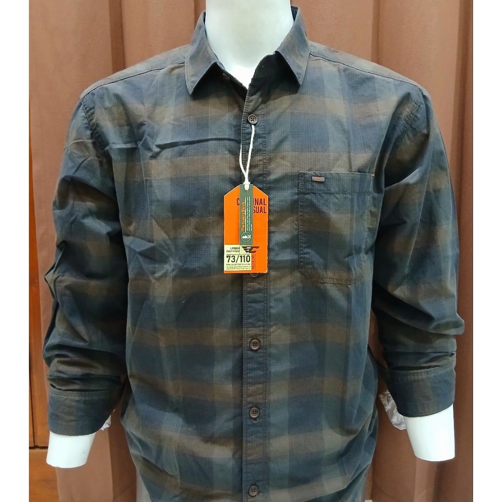 Kemeja Cardinal Casual Lengan Panjang Original