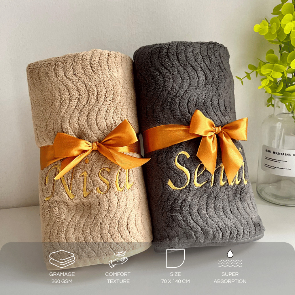 Hampers Handuk Couple / Kado Pernikahan/ Handuk Seserahan Couple