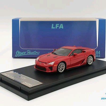 STANCE HUNTERS LEXUS LFA RED DIECAST SKALA 64