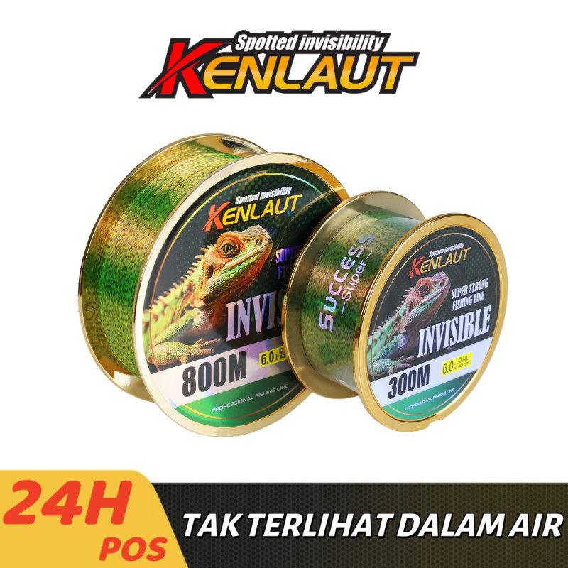 TERLARIS Senar Pancing  800m 300m Tali Pancing Senar Pancing Nylon Premium Bunglon Speckle