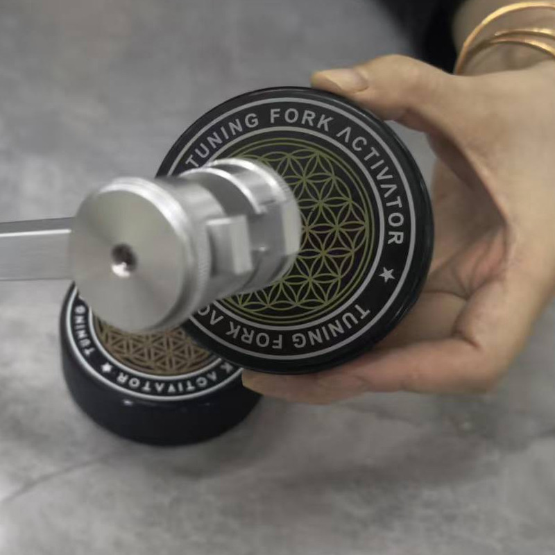 Tuning Fork Activator, Creates Minimal Noise and a Sustained Tone, Rubber Tuning Fork Activator Tuni