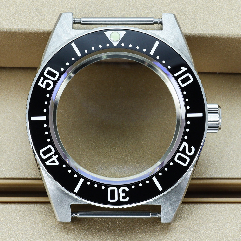 For NH35 40mm Silver Watch Case Stainless Steel Mofied SPB149J1 Fit Seiko NH34 NH35 NH36 NH38 4R36 M