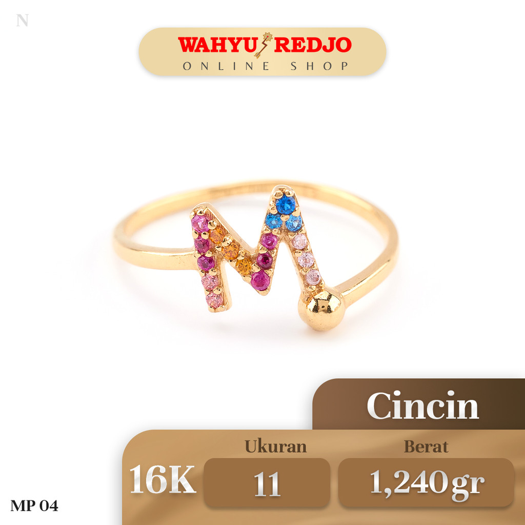 Cincin Emas Kadar 16K Wahyu Redjo CC-16K-30477484