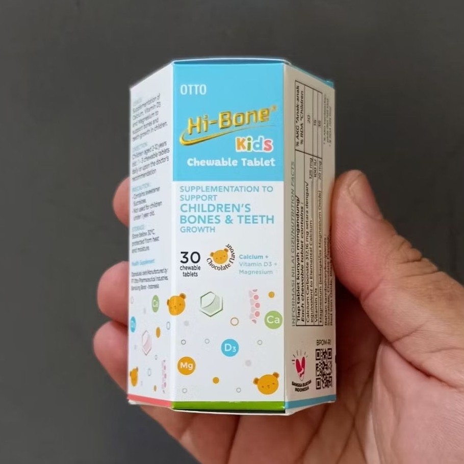 Hi-BOBE Kids / Hi BONE Kids / HIBONE Kids 30 Tablet Kunyah