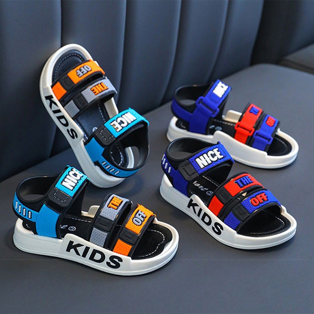PROMO 5.5 IMPORT Kids Monster Sendal Gunung Anak Laki laki perempuan Bahan Karet Jelly casual Sepatu