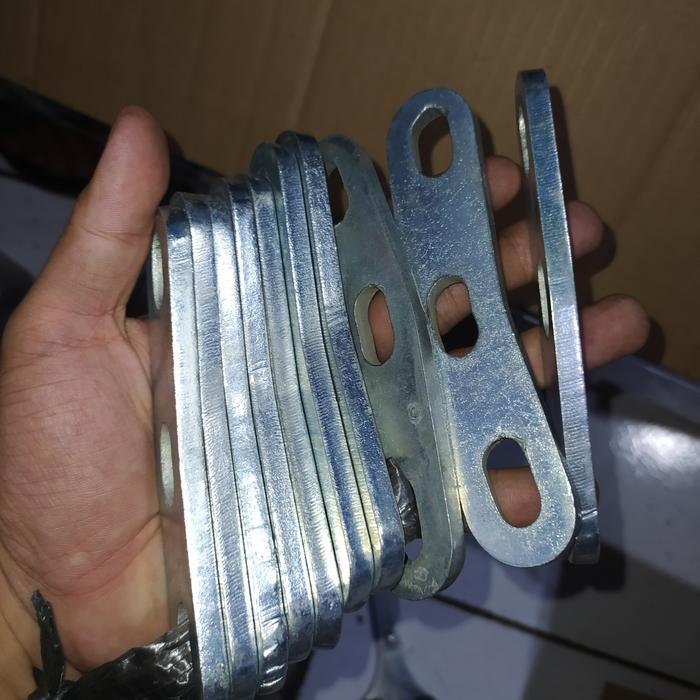 sepasang dudukan braket spion Vespa super sprint px tebel NOS