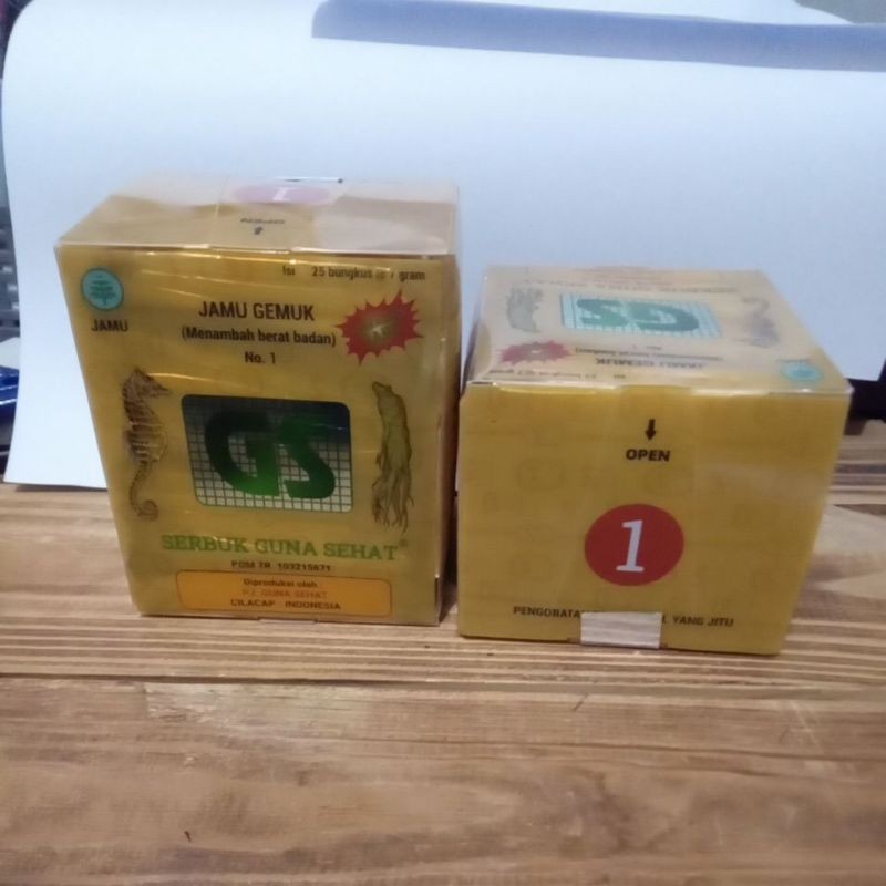 JAMU GS no 1 gemuk sehat serbuk